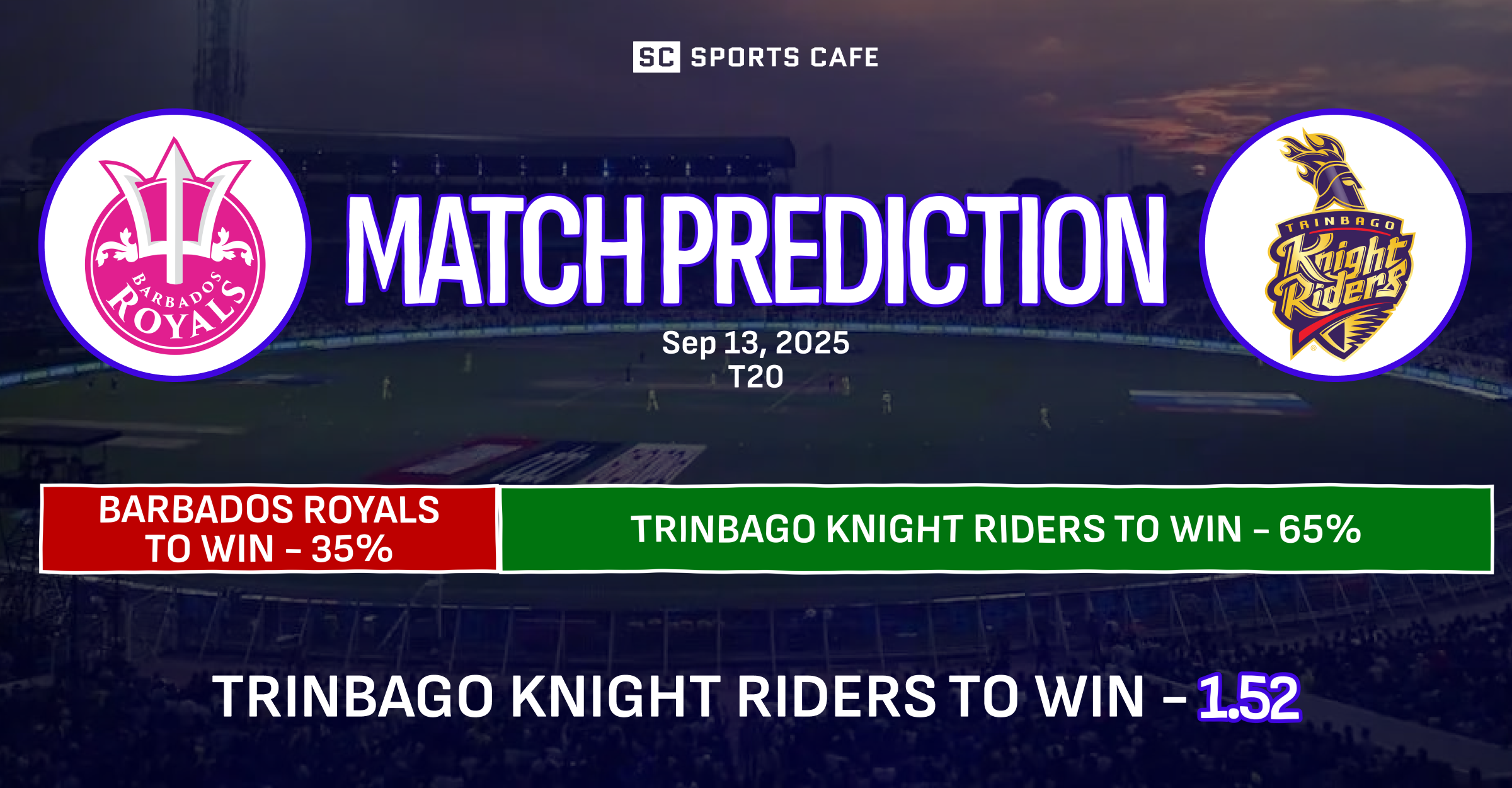 Barbados Royals vs Trinbago Knight Riders